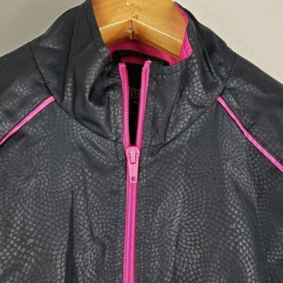 Everlast athletic windbreaker jacket black size medium - Picture 3 of 9